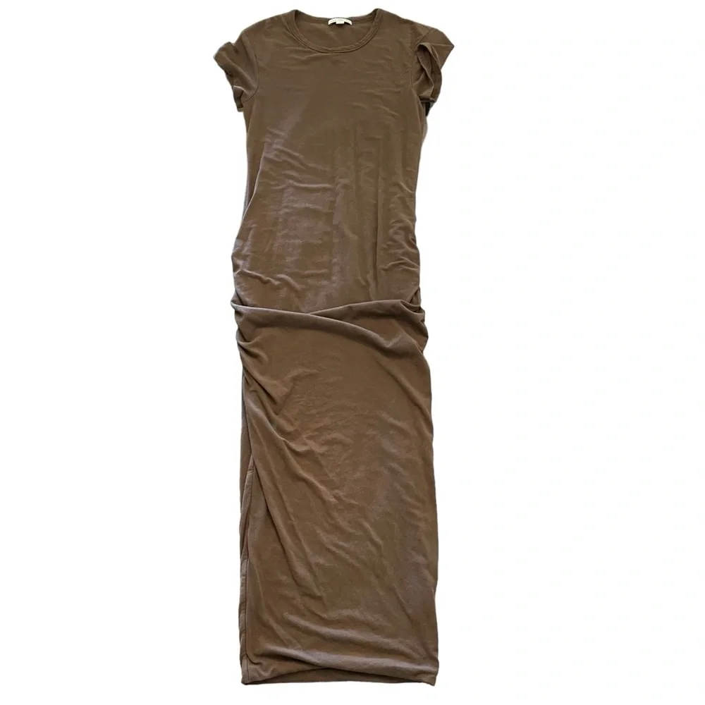 James Perse Classic Skinny Dress - Army Green - Size 2 (S/M) - Picture 11 of 15